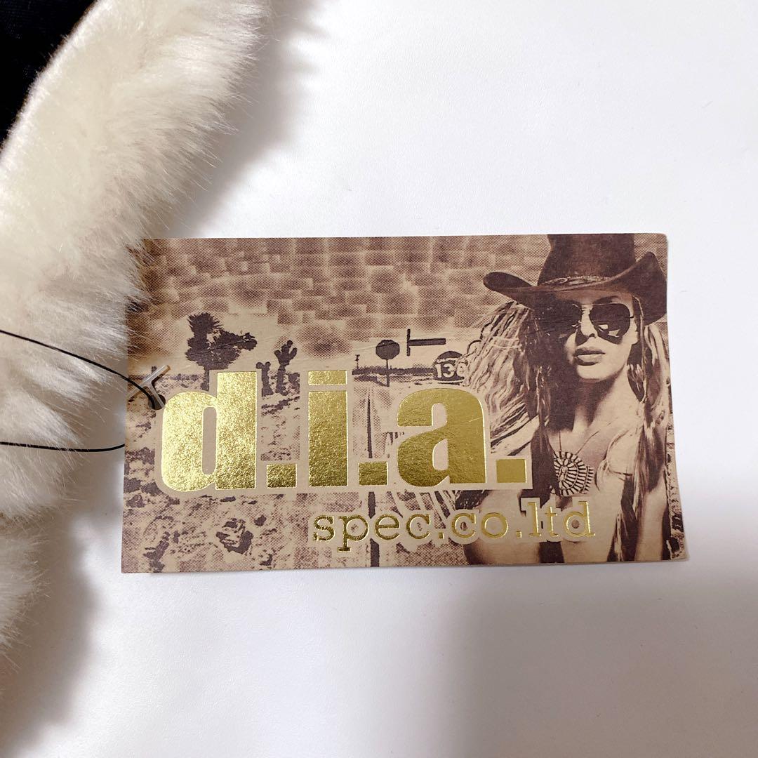 d.i.a. レオパード柄ファーコート サイズF Y2K