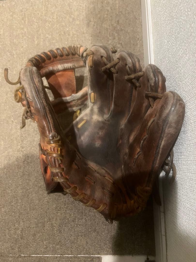 ミズノプロ　ブラウン レザー 硬式グローブ