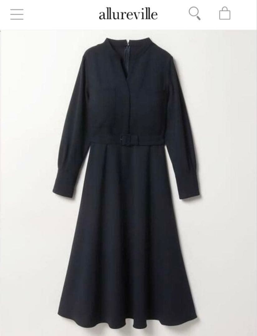 アルアバイル　ルルウィルビー P/R2WAYスラッシュネックワンピース