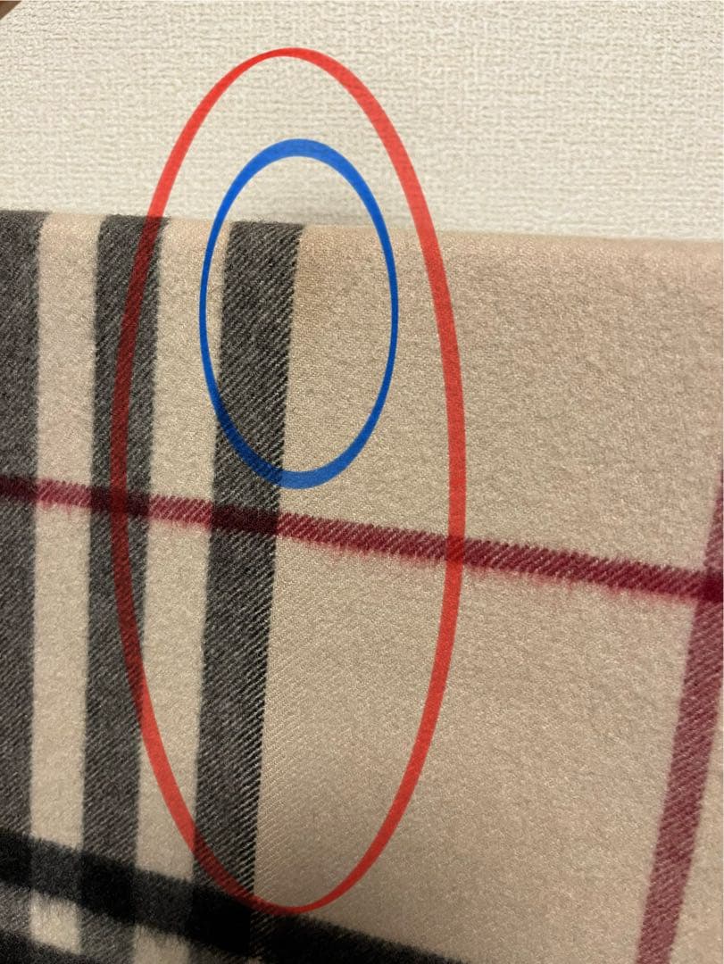 BURBERRY　バーバリー　マフラー　カシミア100％　ストーン