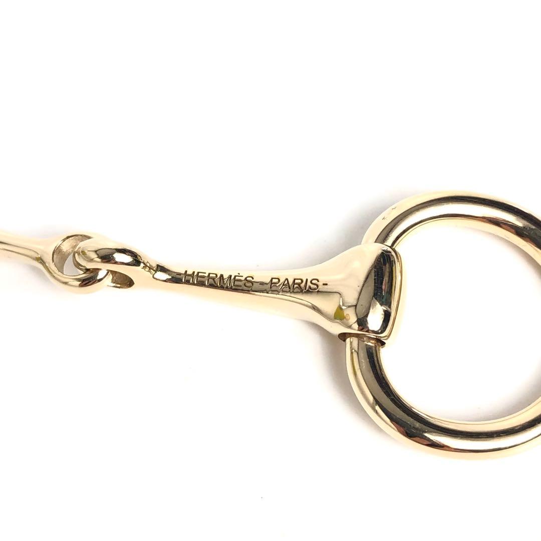 【美品】HERMES エルメス スカーフリング ツイリーリング ミニモール