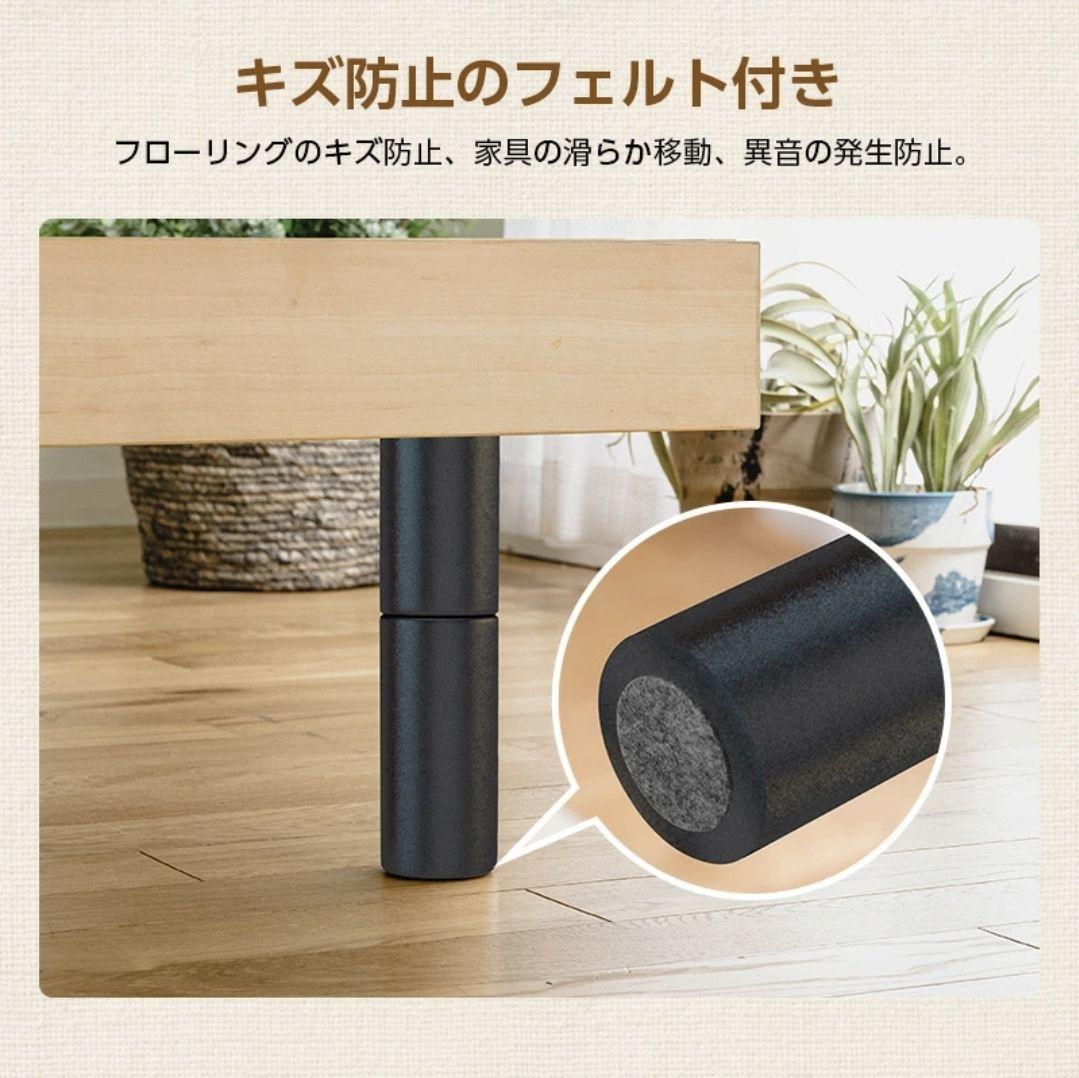 【新品/未開封】すのこベッド シングル グレー 三段階調整
