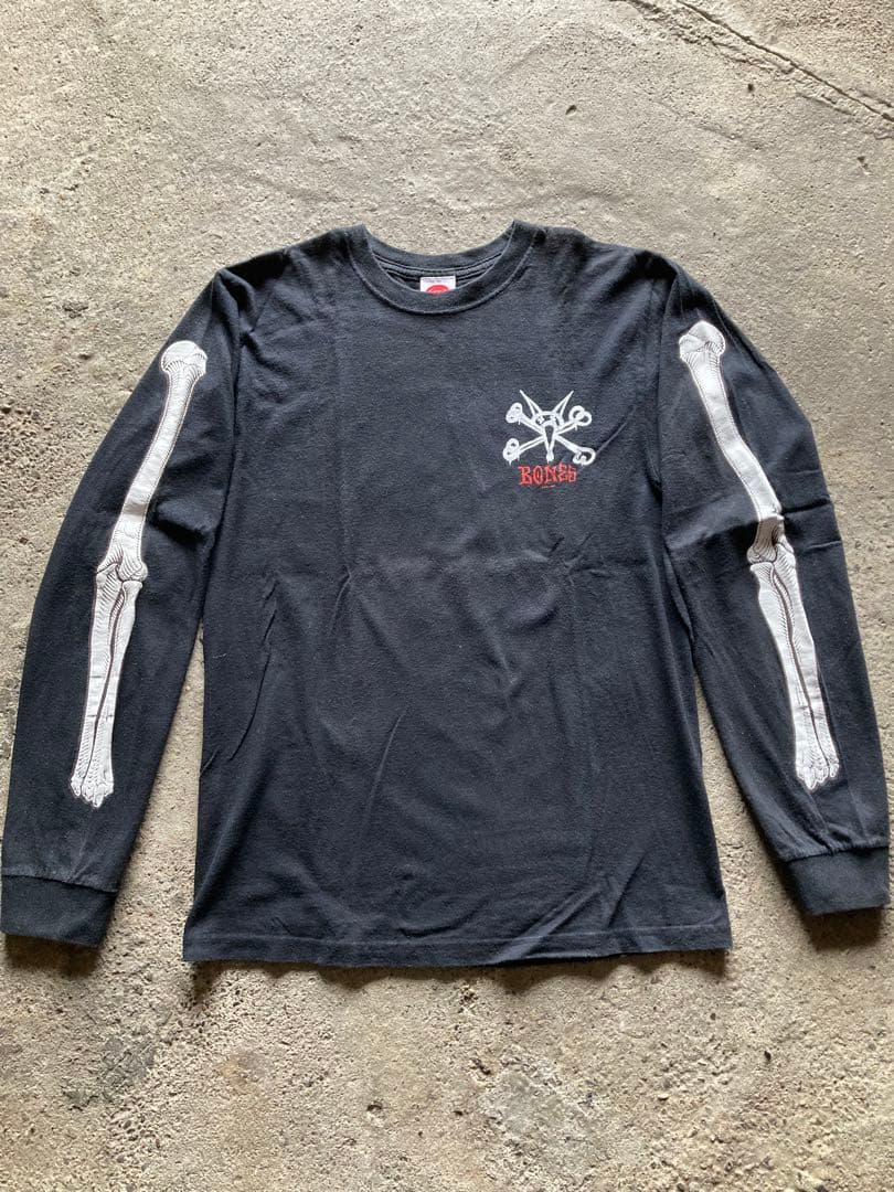 パウエルPowell peralta ボーンズ ロンt クロス　ロングスリーブ