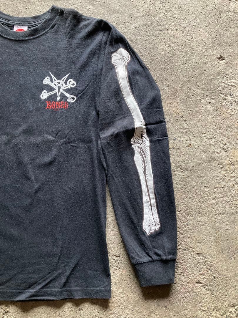 パウエルPowell peralta ボーンズ ロンt クロス　ロングスリーブ