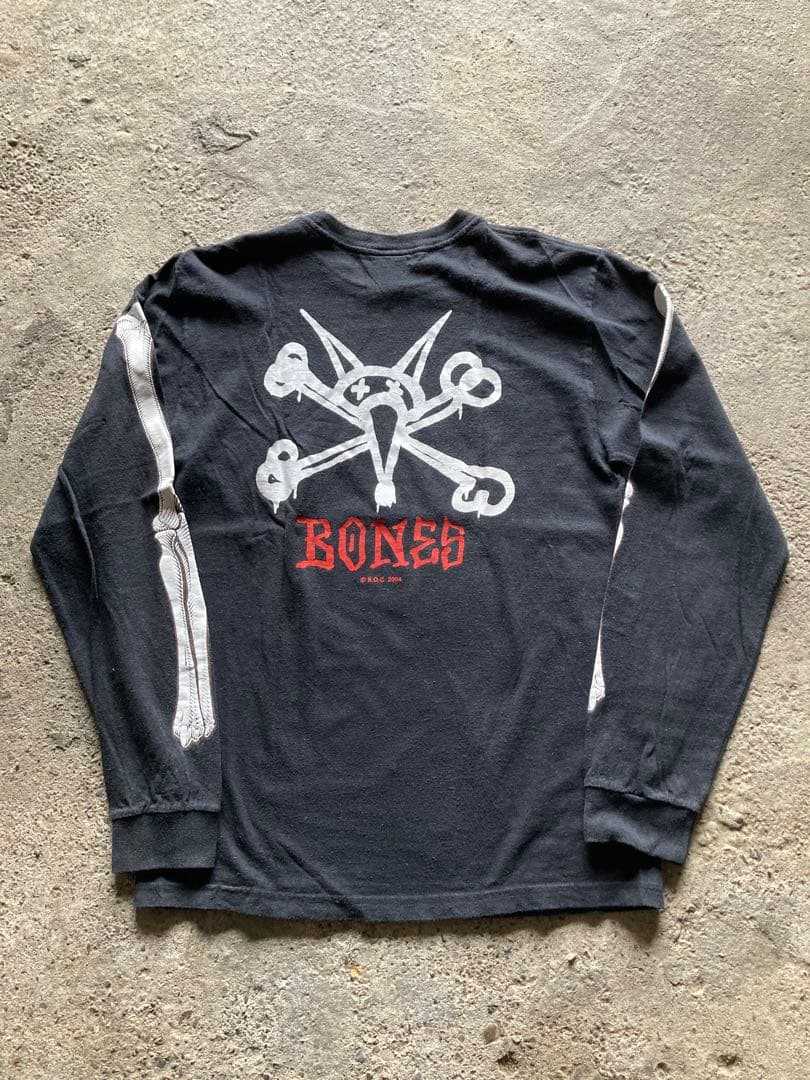 パウエルPowell peralta ボーンズ ロンt クロス　ロングスリーブ