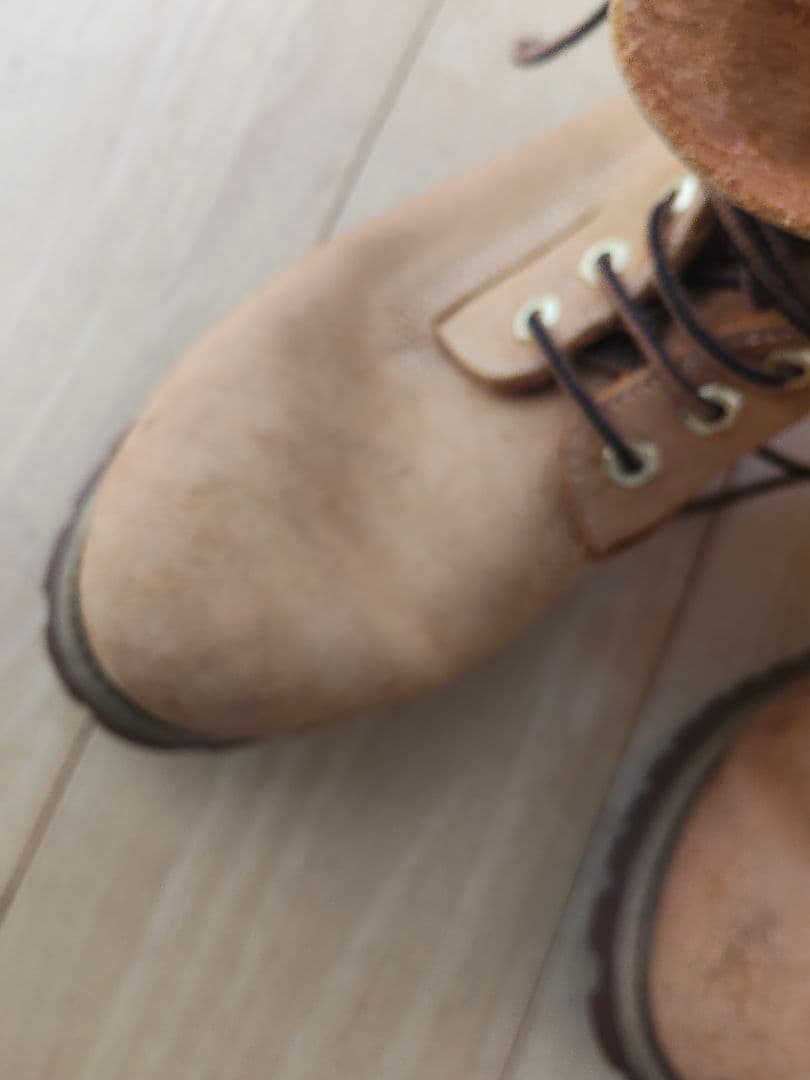 Timberland ベージュ ハイカットブーツ