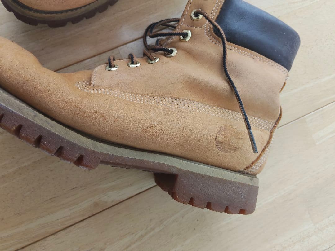 Timberland ベージュ ハイカットブーツ