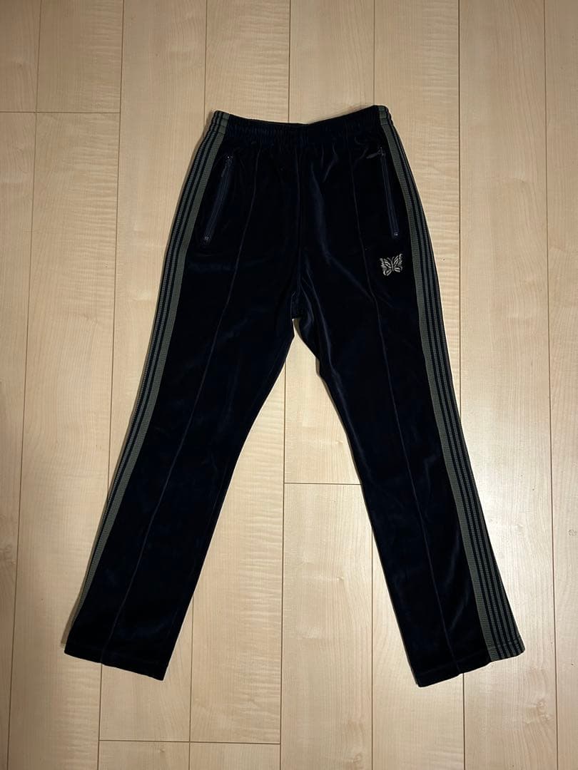 【美品】Needles トラックパンツ XS ネイビー 日本製 正規品