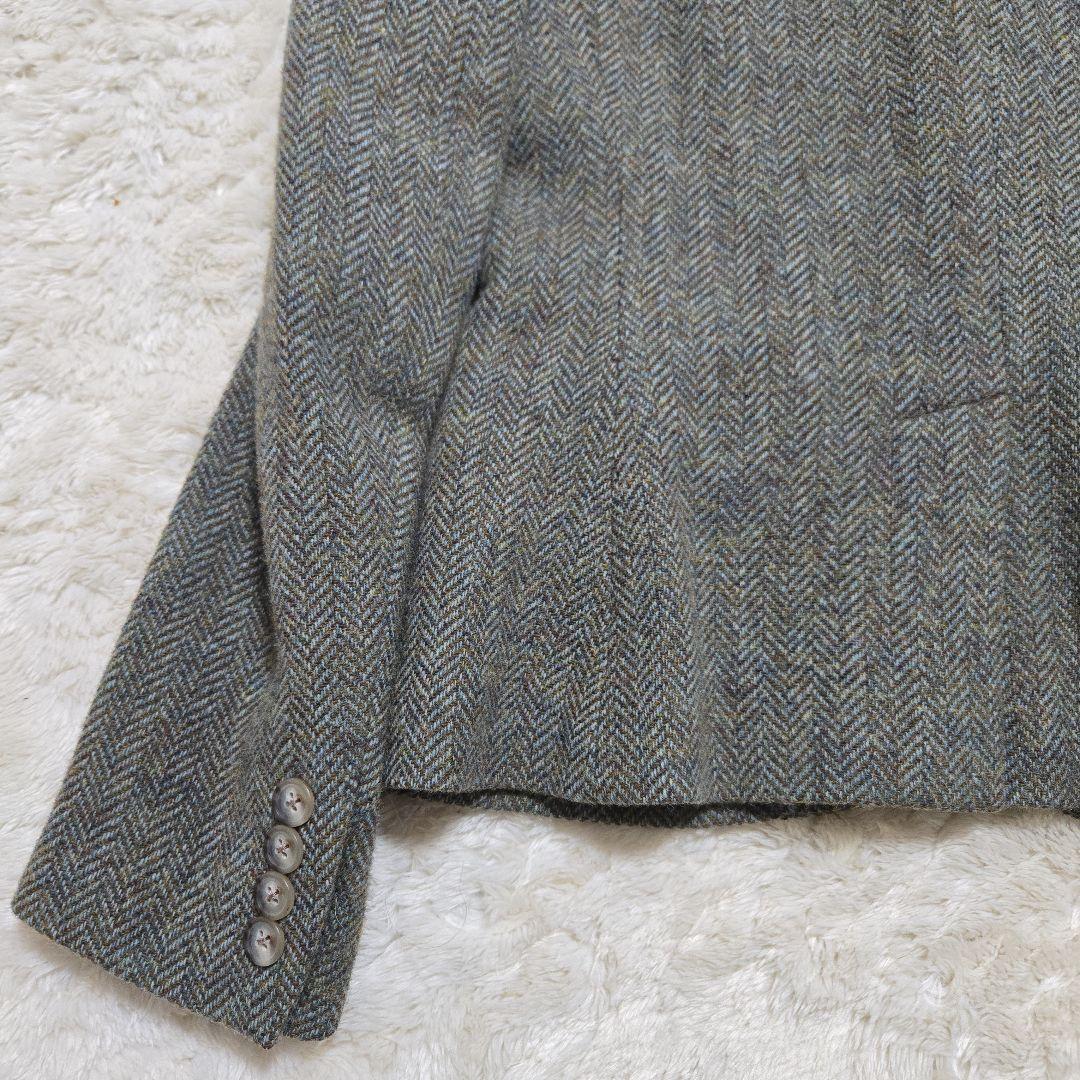 ポロ ラルフローレン ツイード ヘリンボーン テーラードジャケット イタリア製
