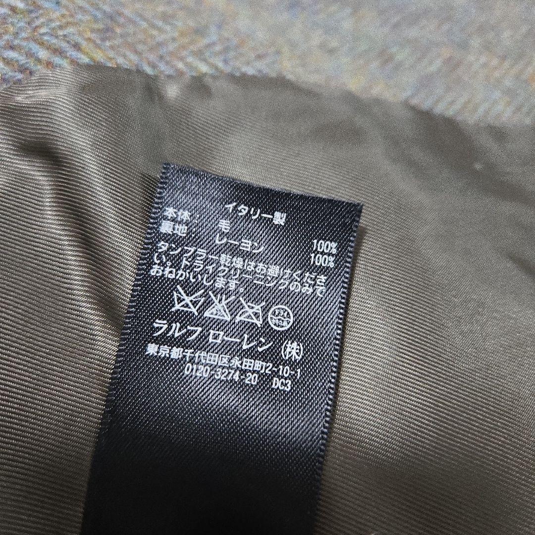 ポロ ラルフローレン ツイード ヘリンボーン テーラードジャケット イタリア製