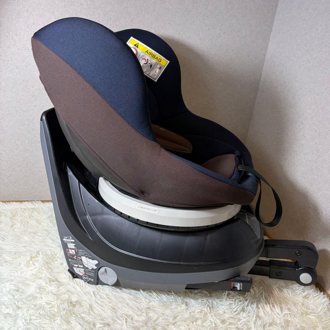 【ほぼ未使用】Combi コンビ クルムーヴ ISOFIX ブラウンネイビー