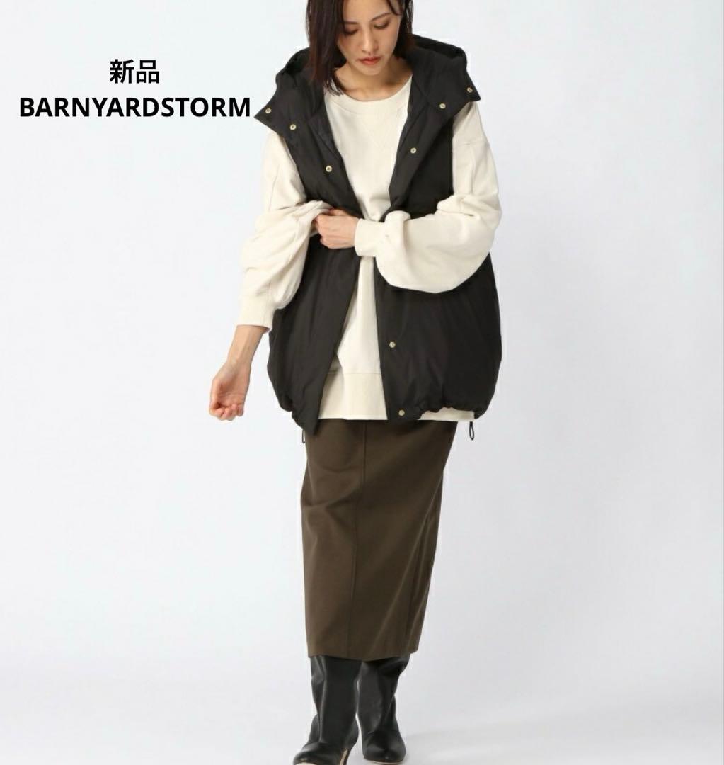 新品BARNYARDSTORM バンヤードストーム /ダウンベスト ブラック