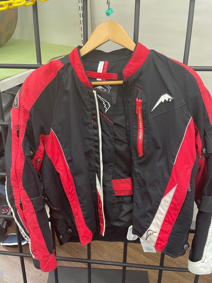 KUSHITANI HAMAMATSU バイクジャケット 赤黒