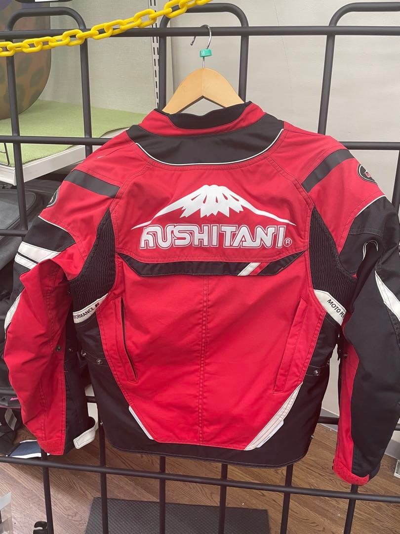 KUSHITANI HAMAMATSU バイクジャケット 赤黒