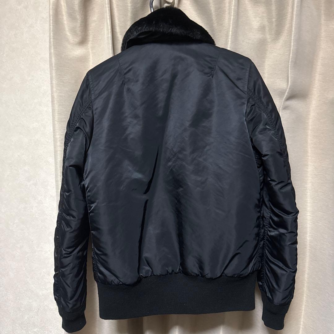 美品 ナンバーナイン アルファ ALPHA 別注 B-15 S 黒