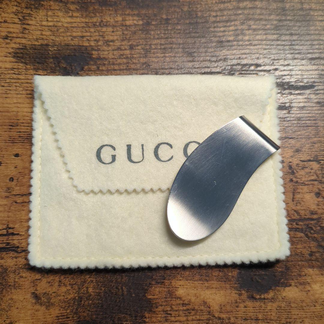 GUCCI ステンレススチール マネークリップ