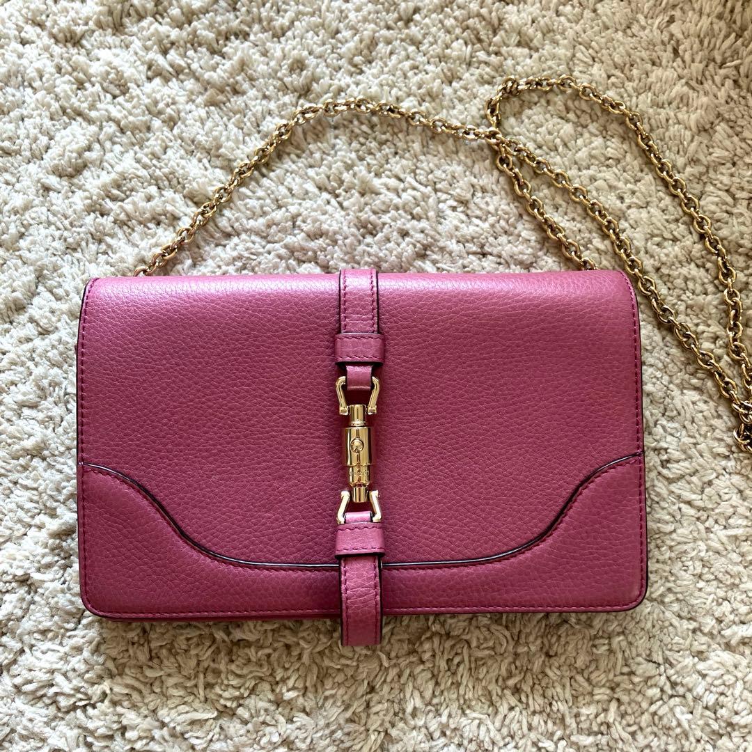 グッチ　チェーンウォレットバッグ