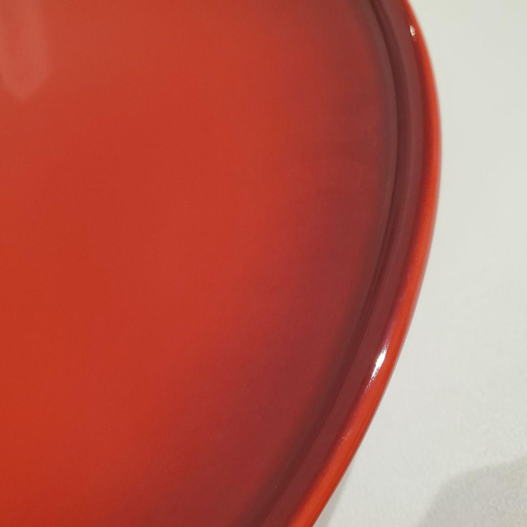 ルクルーゼ ケーキスタンド 30cm チェリーレッド 新品