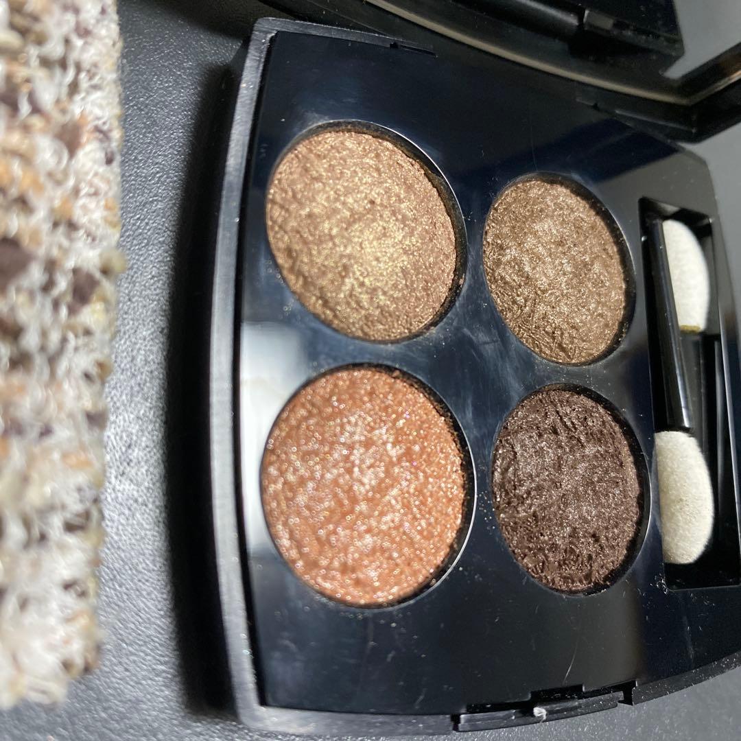 CHANEL レキャトルオンブル ツイード 04 ツイードブランローズ　限定