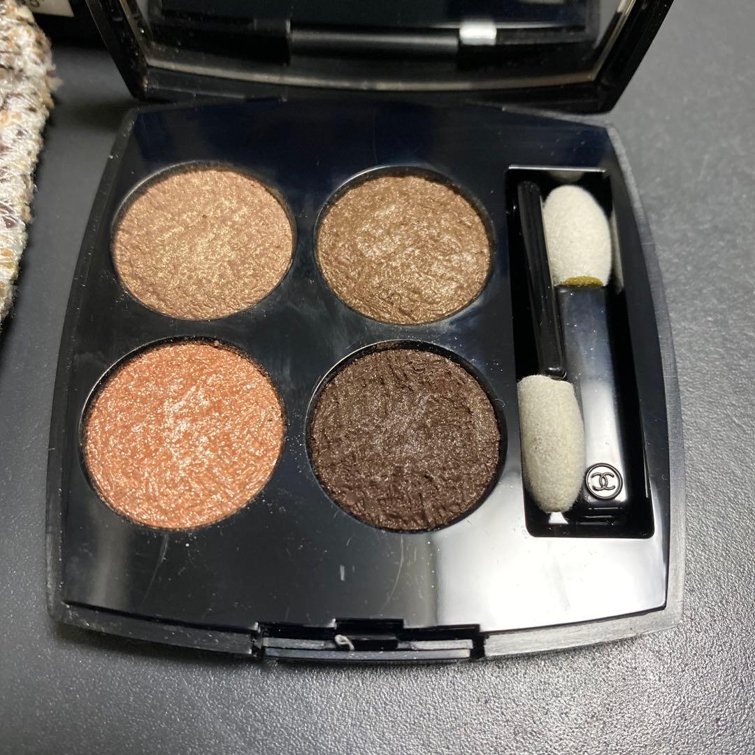 CHANEL レキャトルオンブル ツイード 04 ツイードブランローズ　限定