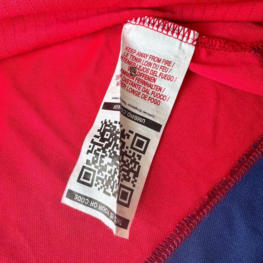 【ロングスリーブモデル】イングランド代表 ０８／１０（A）UMBRO