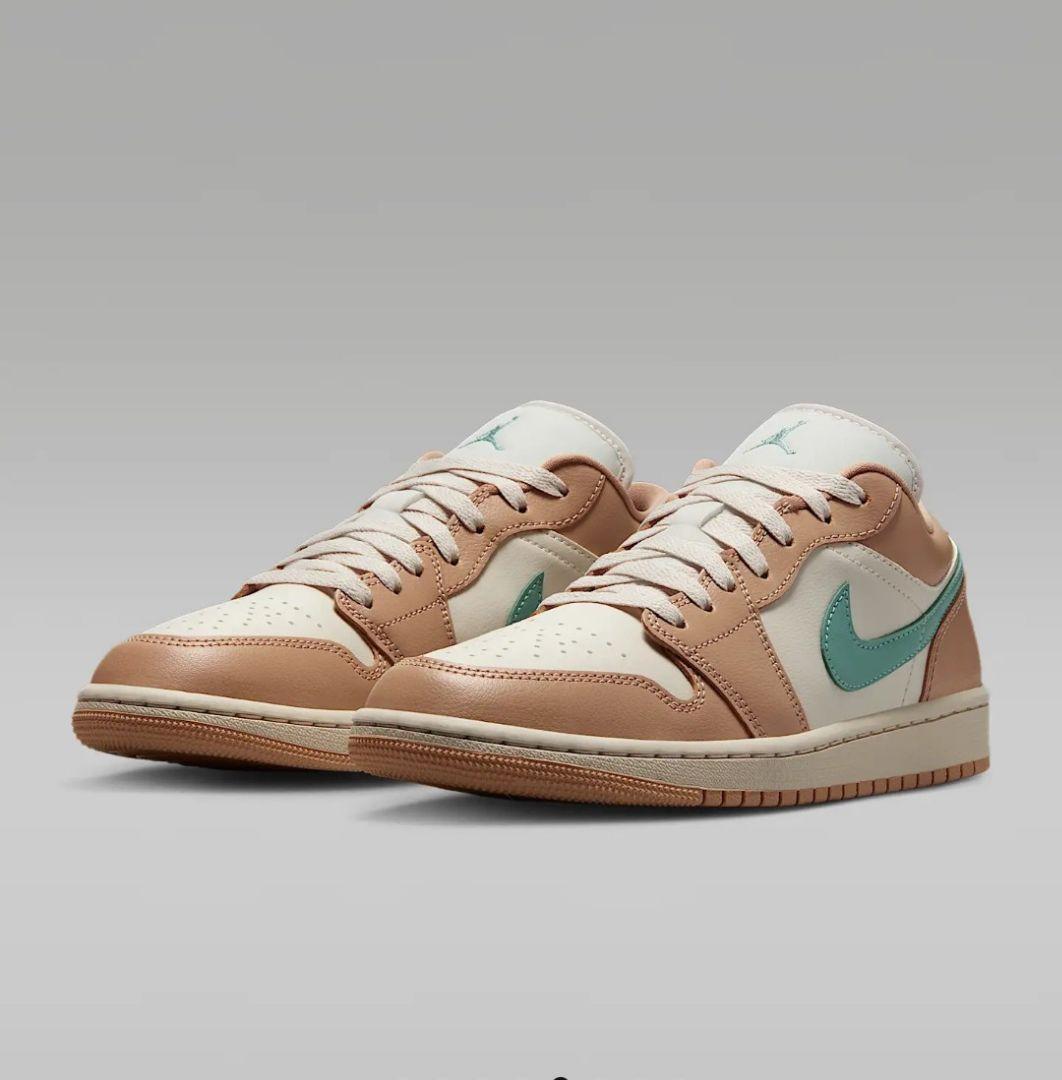 NIKE AIR JORDAN1 LOW ライトオールウッドブラウン 24cm