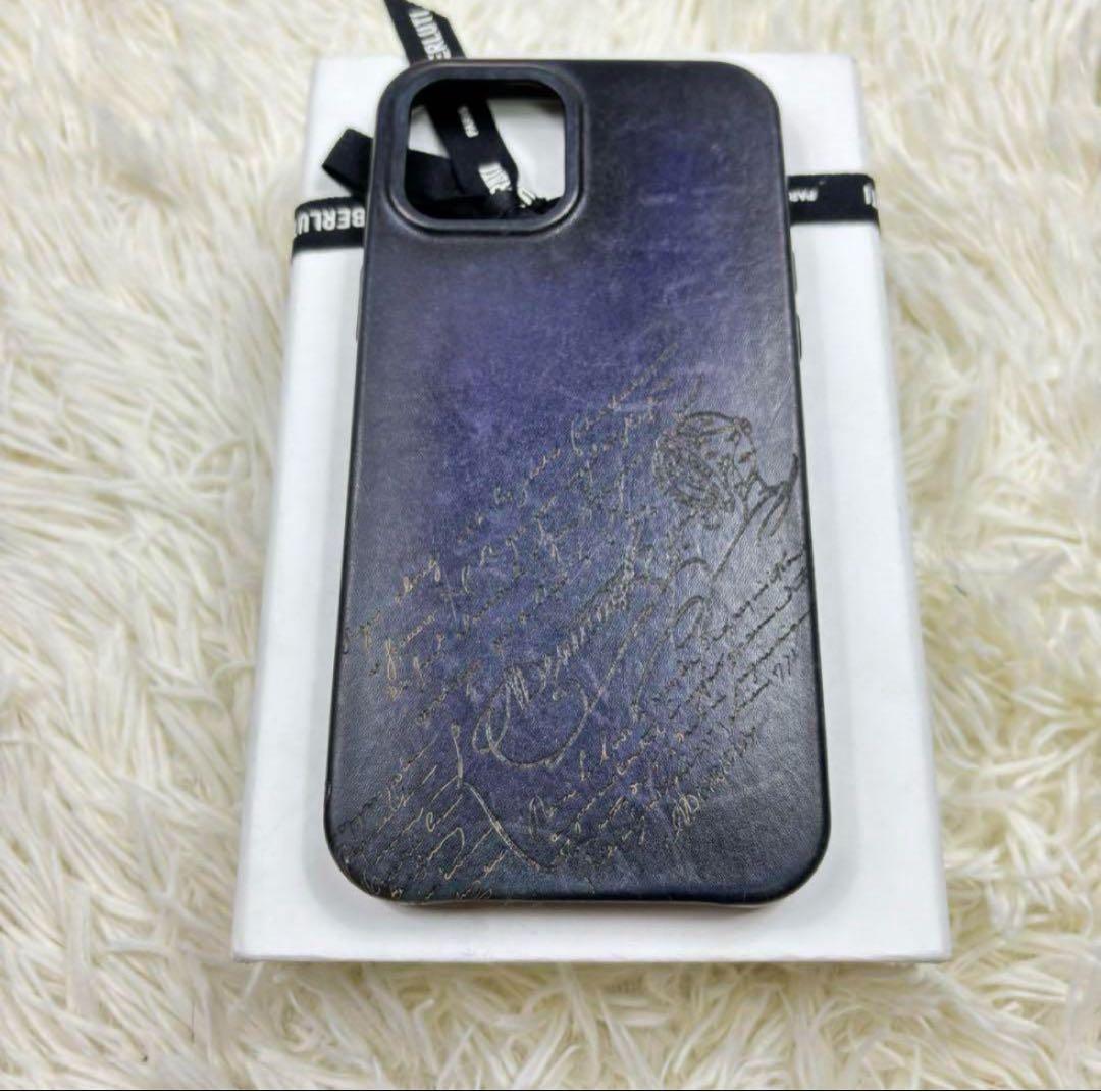 BERLUTI スマホケース　ユートピアブルー