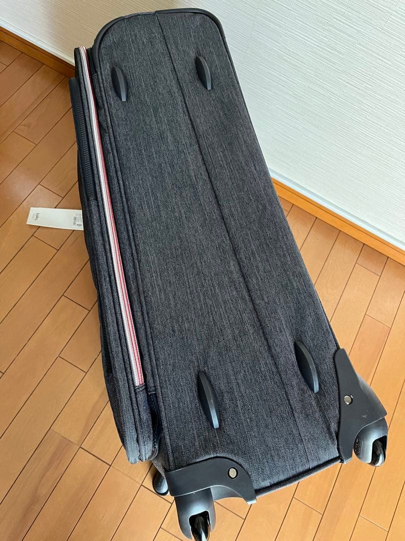 キプリング✳︎グレーデニム　キャリーバッグスーツケース　特大