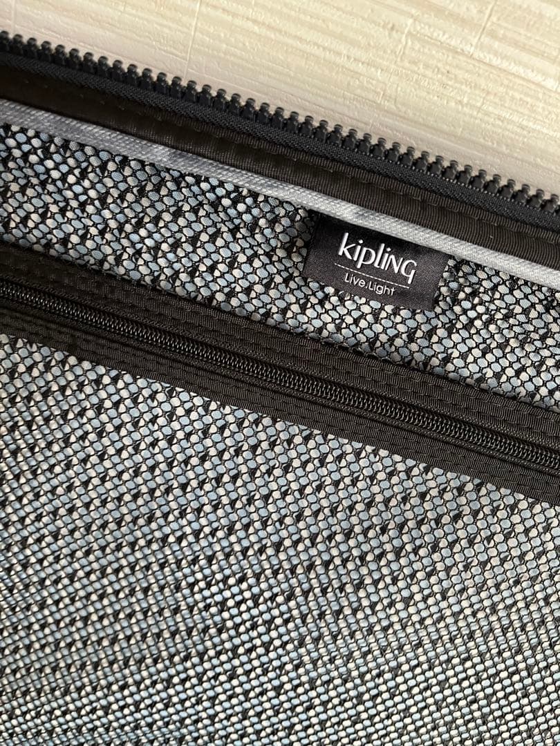 キプリング✳︎グレーデニム　キャリーバッグスーツケース　特大
