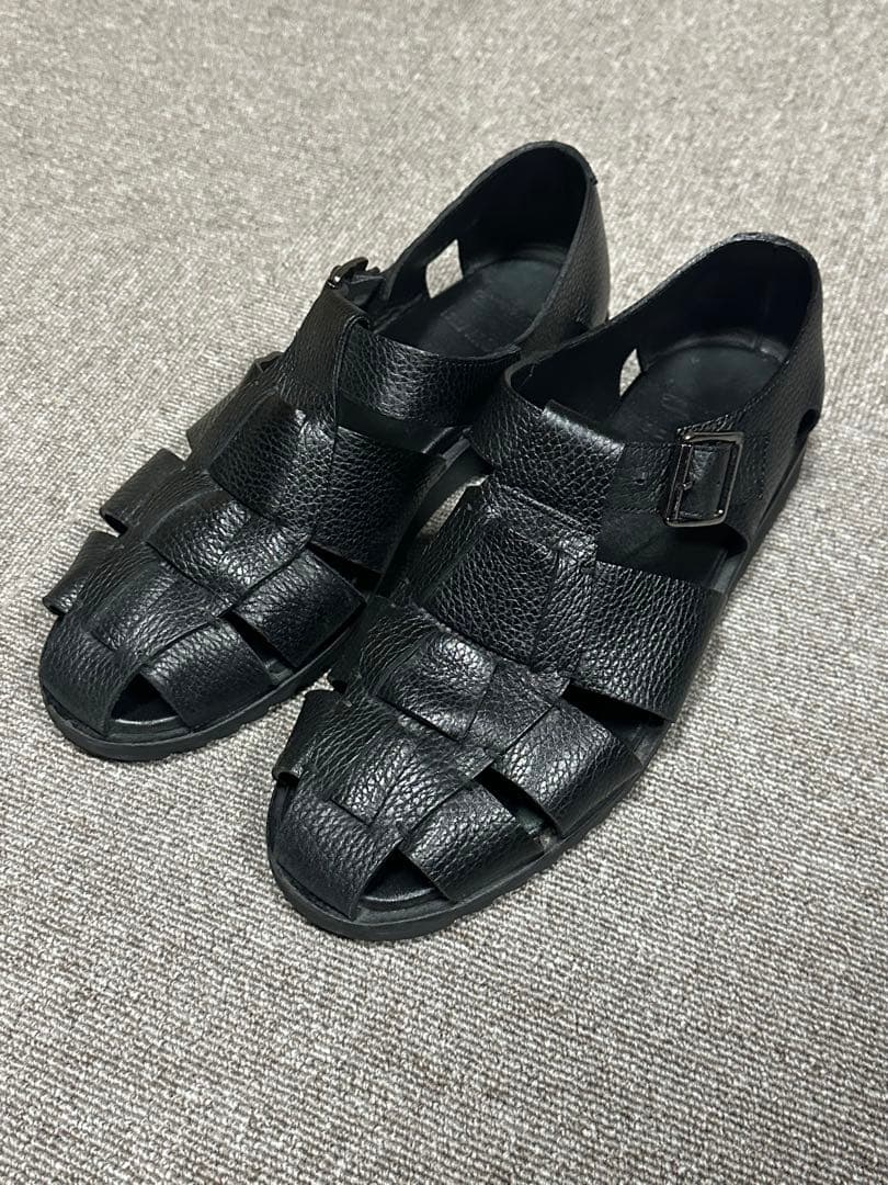 Paraboot / PACIFIC グレインレザー グルカサンダル