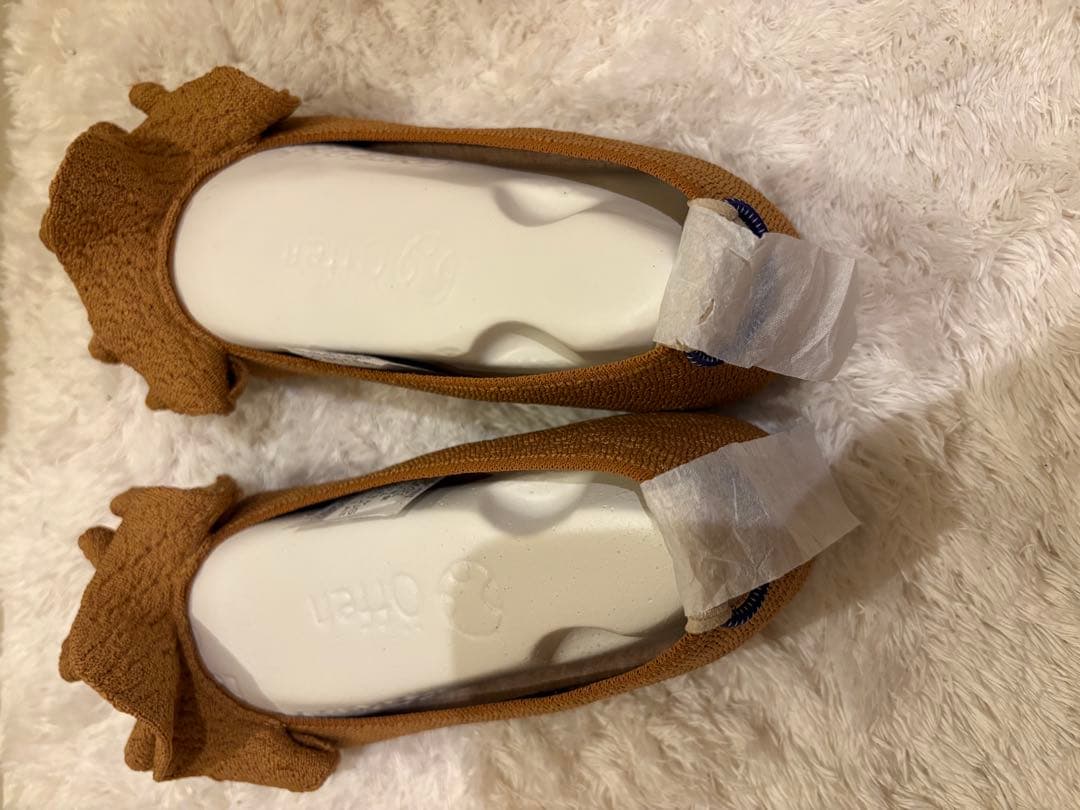 【美品】offen pointed-frin CAMEL 23.5