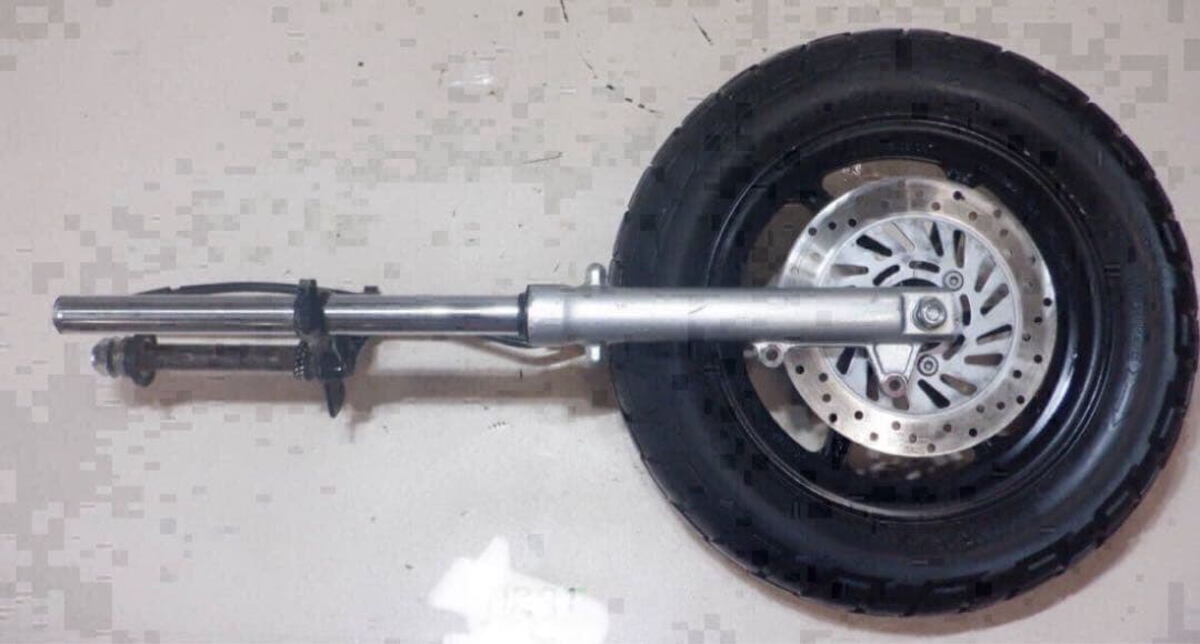 エイプ　フロントディスク足回り＋NSR80純正ブレーキキャリパーセット