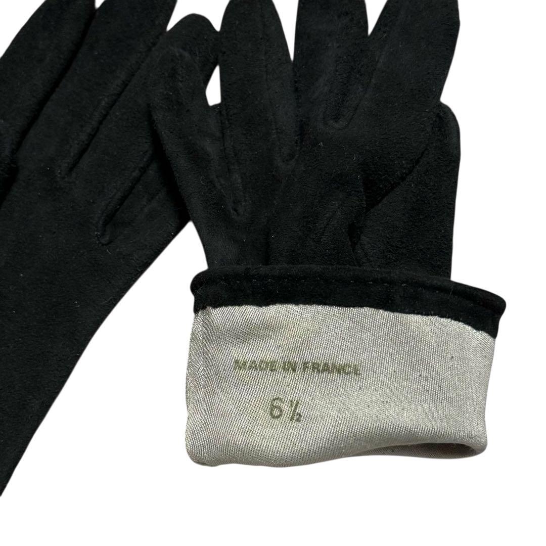 ❤️美品　GUCCIグッチ　スウェード　手袋グローブ　表記サイズ6.5