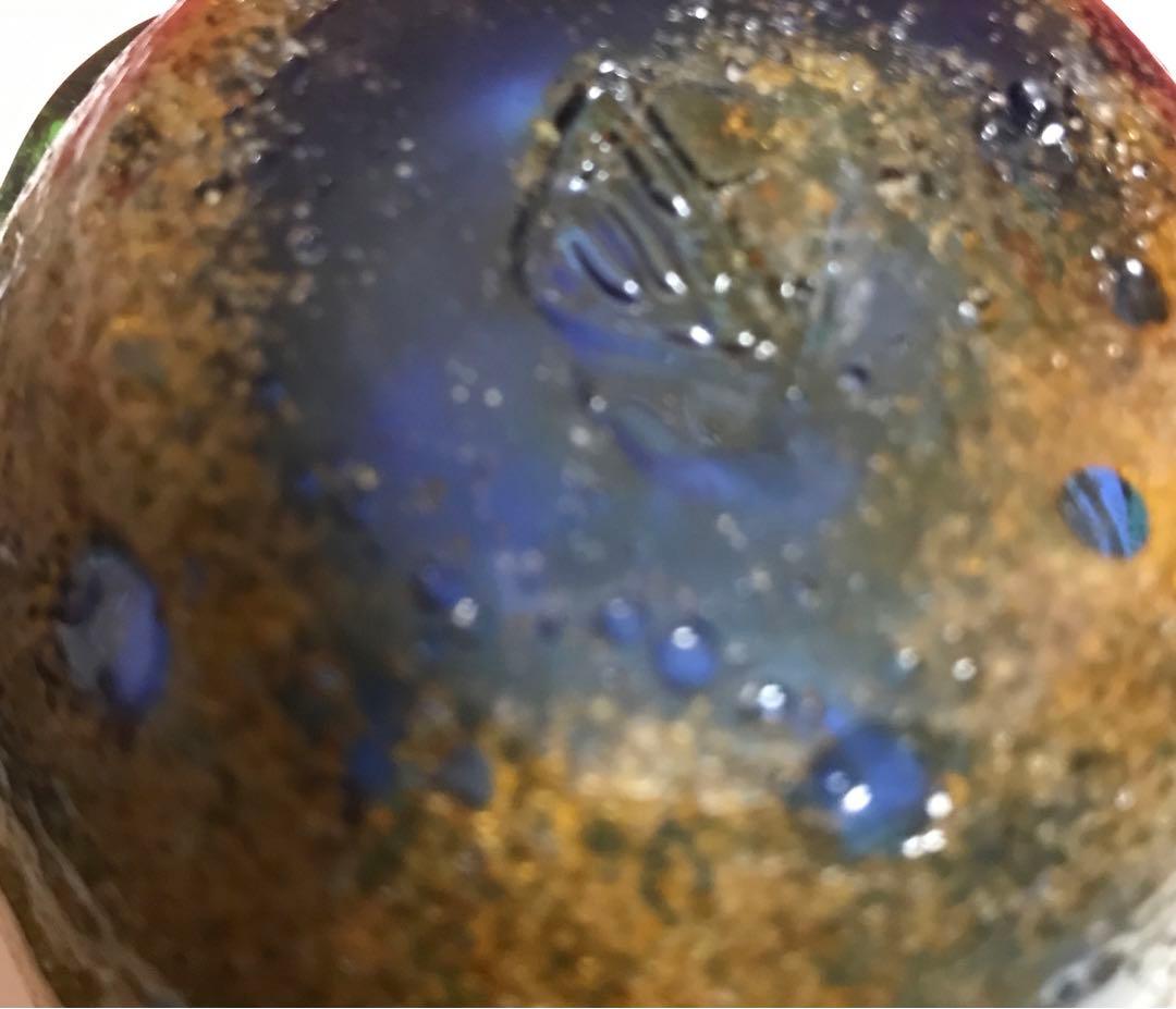 稲嶺盛吉　泡グラス　琉球ガラス工芸　アート