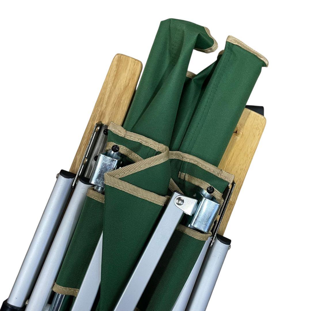 未使用✨コールマン 3段階リクライニング式ハイバッグチェア アウトドア グリーン