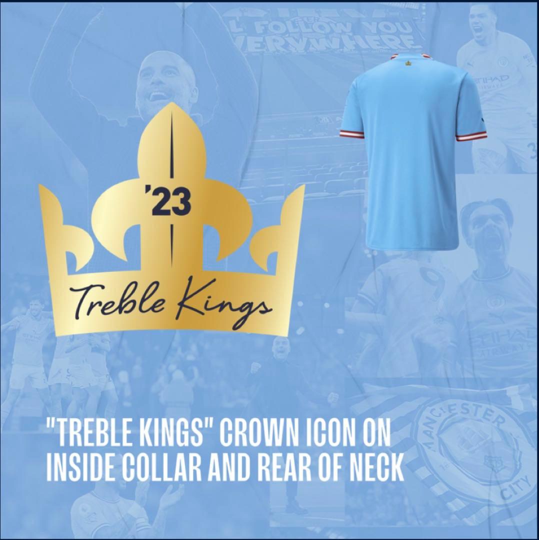 【未開封】マンチェスターシティ トレブル記念ユニフォーム2022/23
