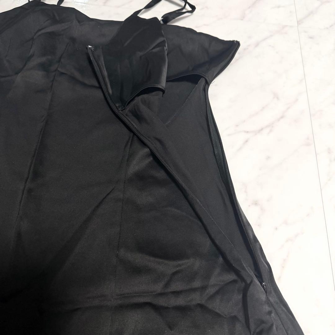 【美品】完売品✨️アニュアンス ヴィンテージ レース ドレス ロング 黒 美ライン