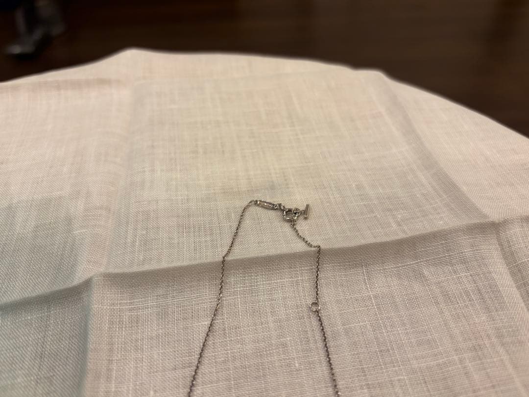 ティファニー　Tスマイル　ラージ　ネックレス　シルバー