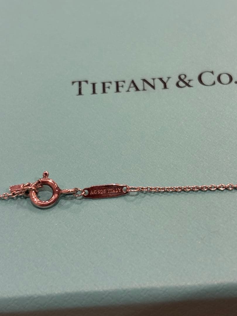 ティファニー　Tスマイル　ラージ　ネックレス　シルバー