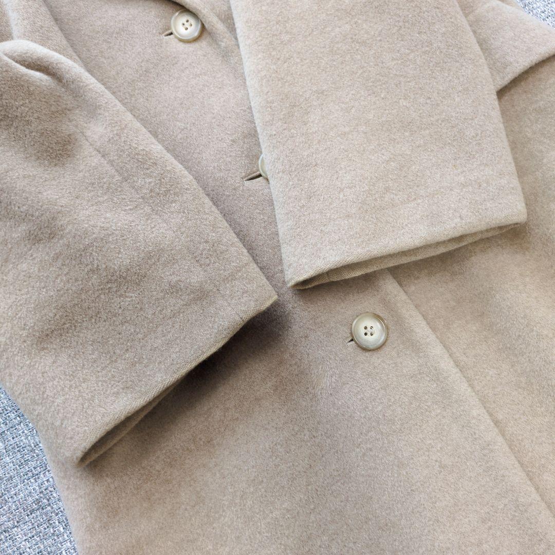 マックスマーラ　国内正規品　バージンウール　ロングコート　ベージュ　イタリア製