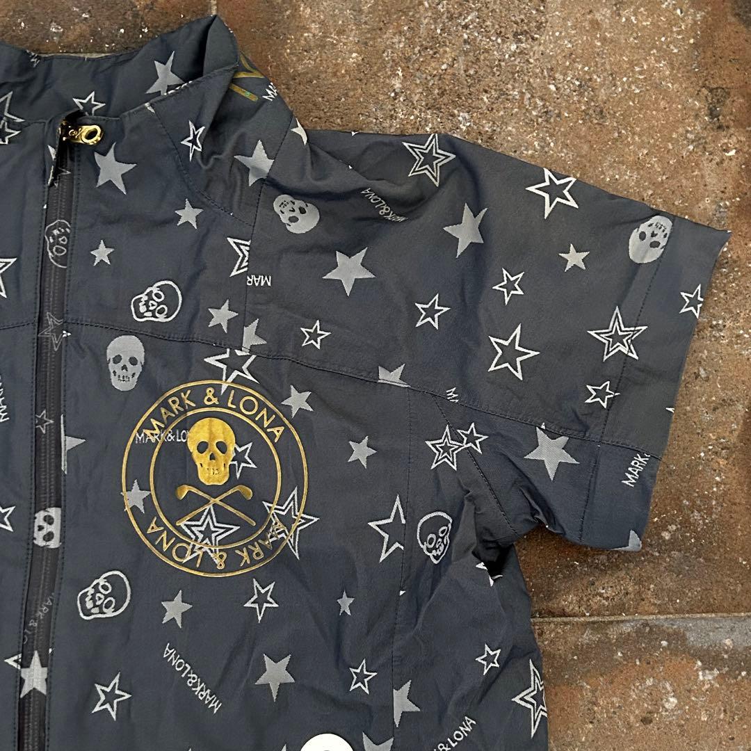 MARK&LONA レインウェア　セットアップジャケット パンツ 4way 総柄