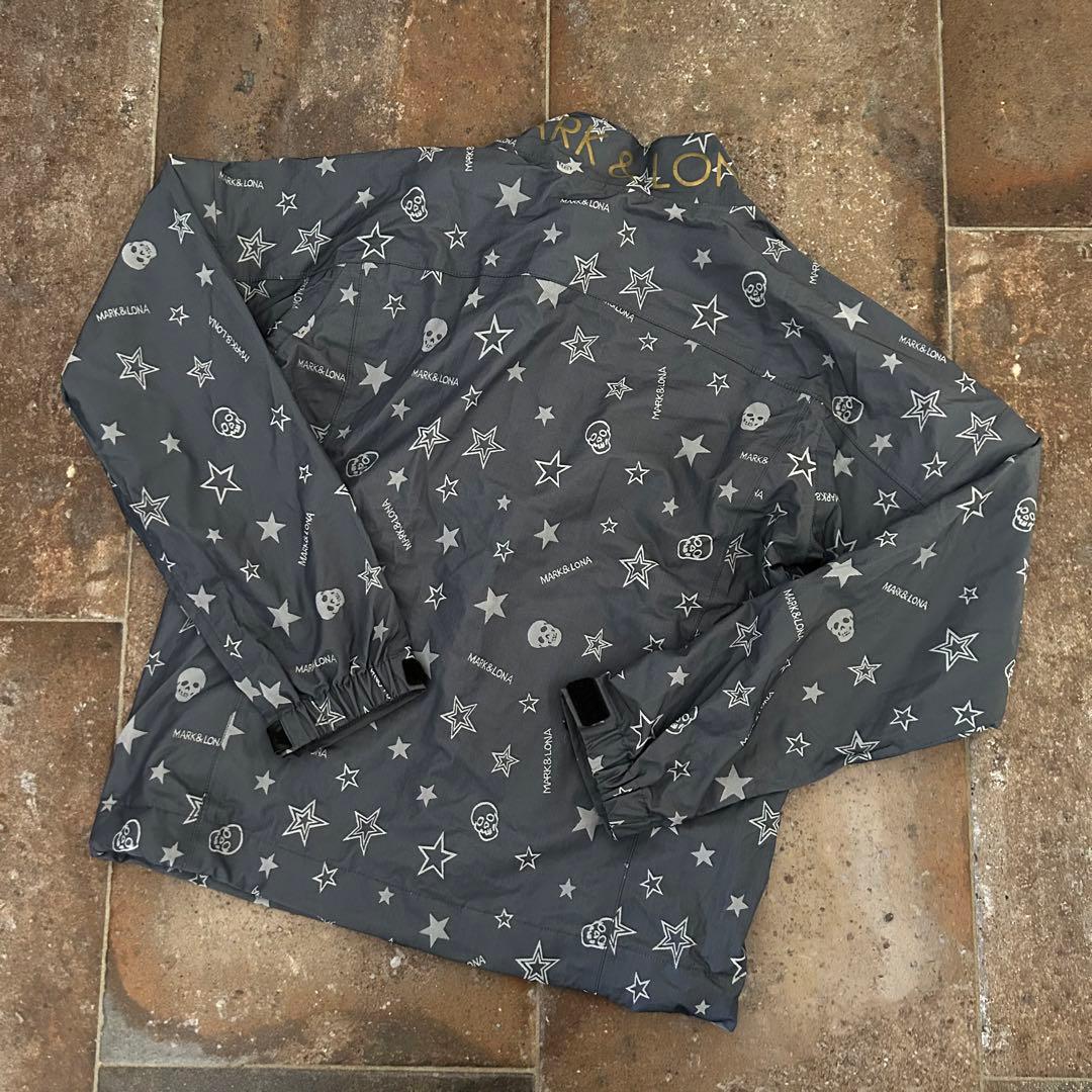 MARK&LONA レインウェア　セットアップジャケット パンツ 4way 総柄