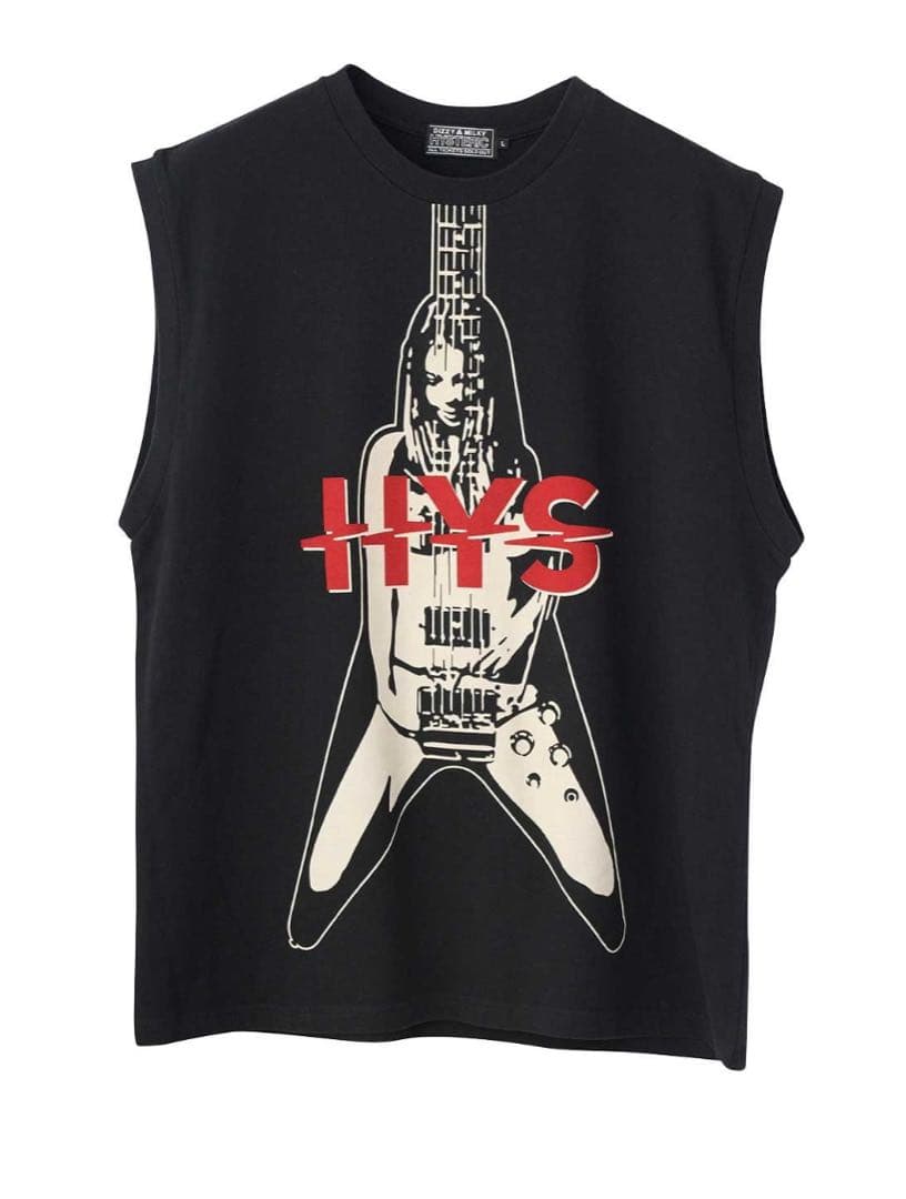 完売1回着用hysteric glamour FLYING V ノースリーブ　M