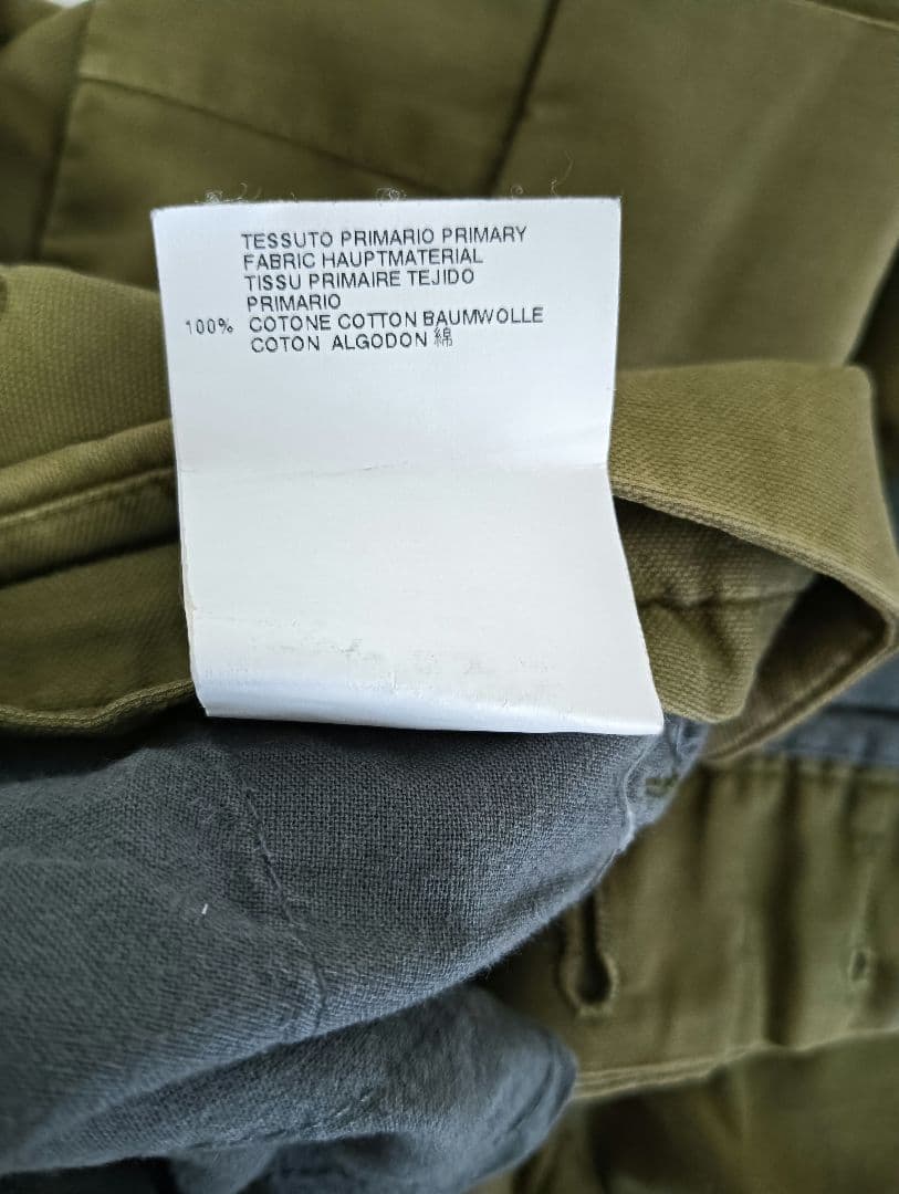 名作 Martin Margiela アナトミックパンツ カーキ 46