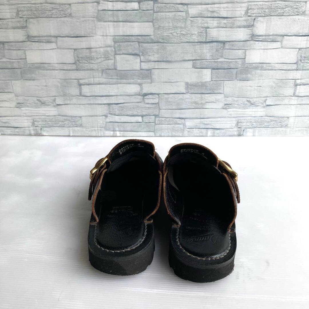 【✨美品】CALEE × DANNER レザー コラボ サンダル 黒色 26㎝