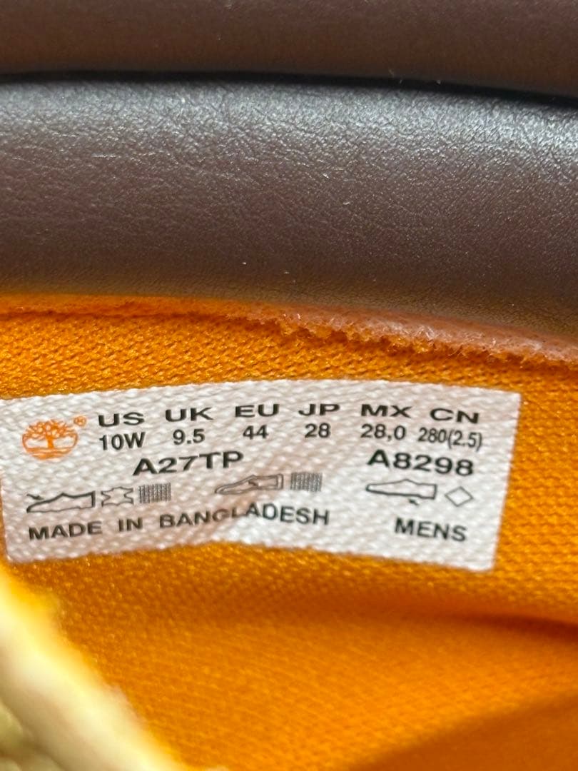 美品 ティンバーランド 6インチ レジスタントブーツ 28cm 防水 ウィート