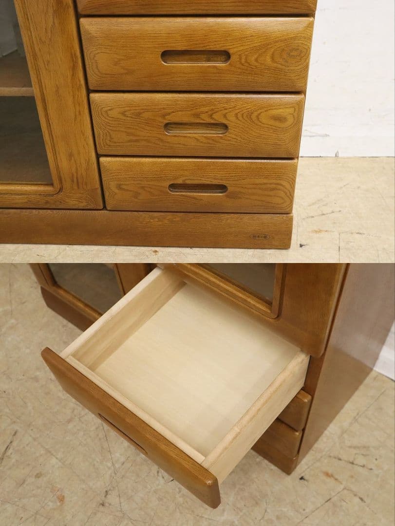 nobiko Y【浜本工芸】ナラ材・キャビネット・サイドボード