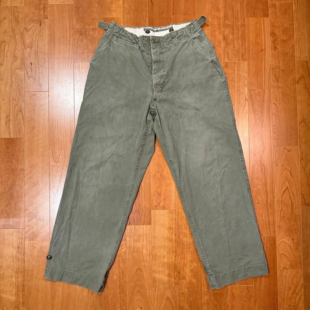 格安 40s US ARMY M45 フィールドパンツ W32 L32