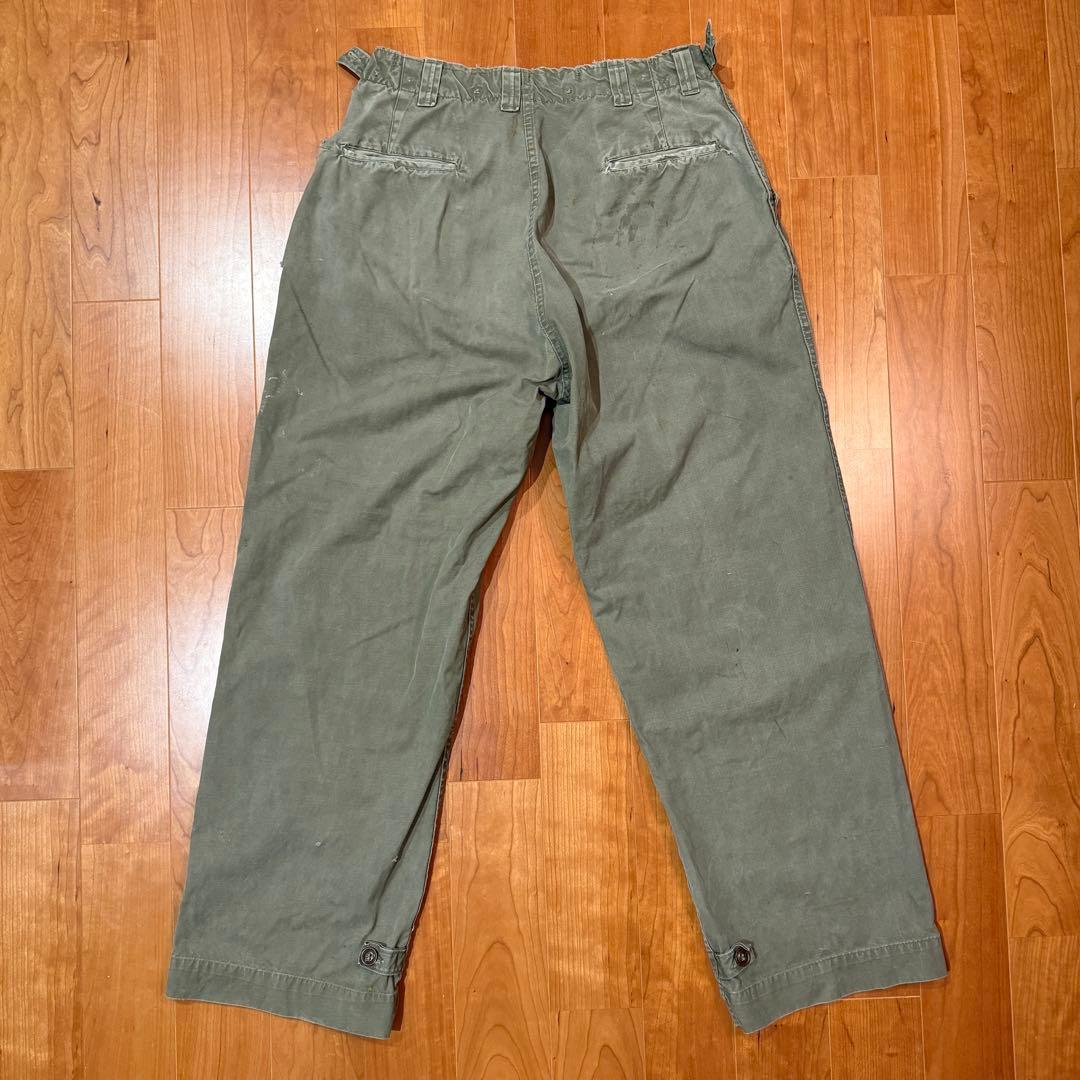 格安 40s US ARMY M45 フィールドパンツ W32 L32