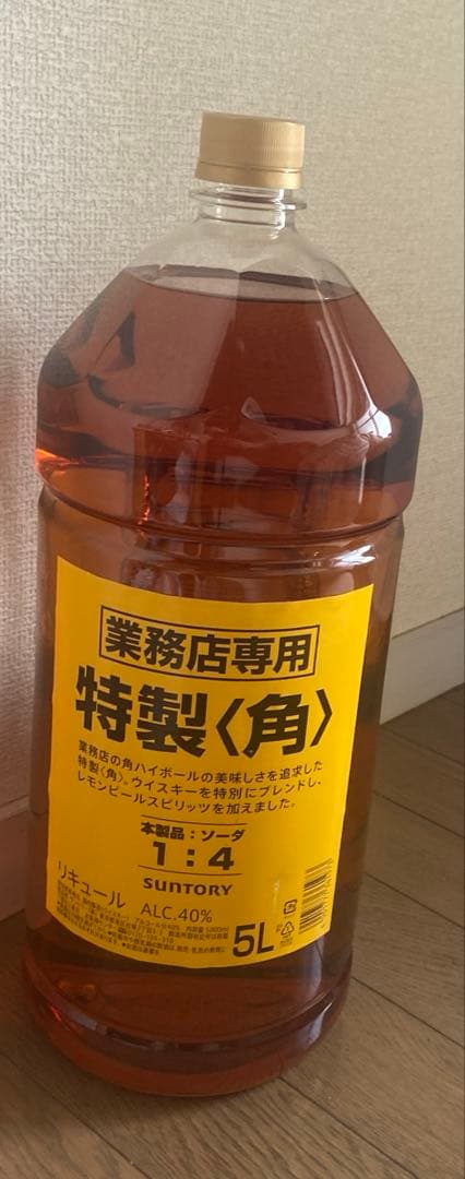 特製ウイスキー 5L アルコール度数40%